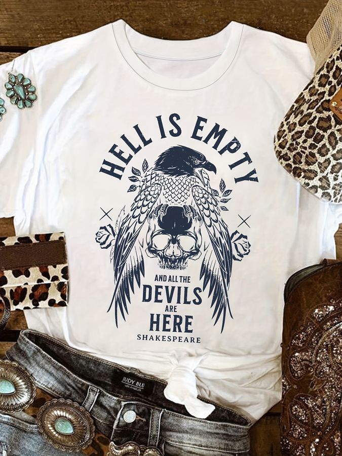 Summer Clothing Trends For Women 2026 - T-shirt à col rond pour femme