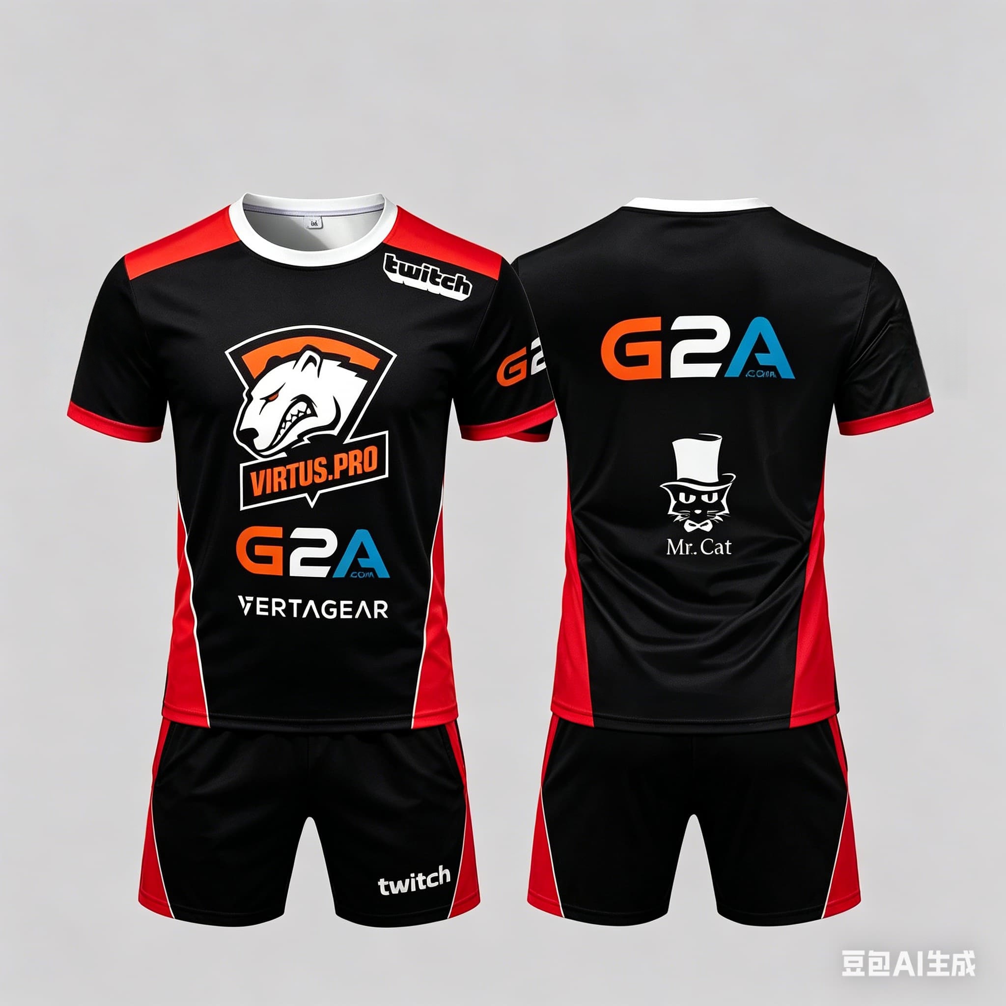 Summer Clothing Haul - Tenues de l'équipe d'e-sport Virtus.Pro, ensemble