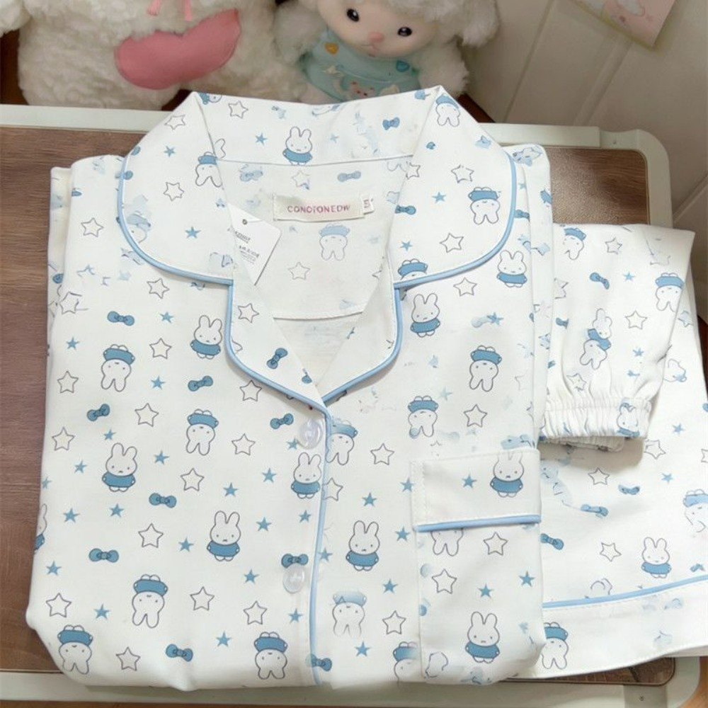 Summer Away Clothing - Pyjama d'été pour femme Miffy Rabbit,