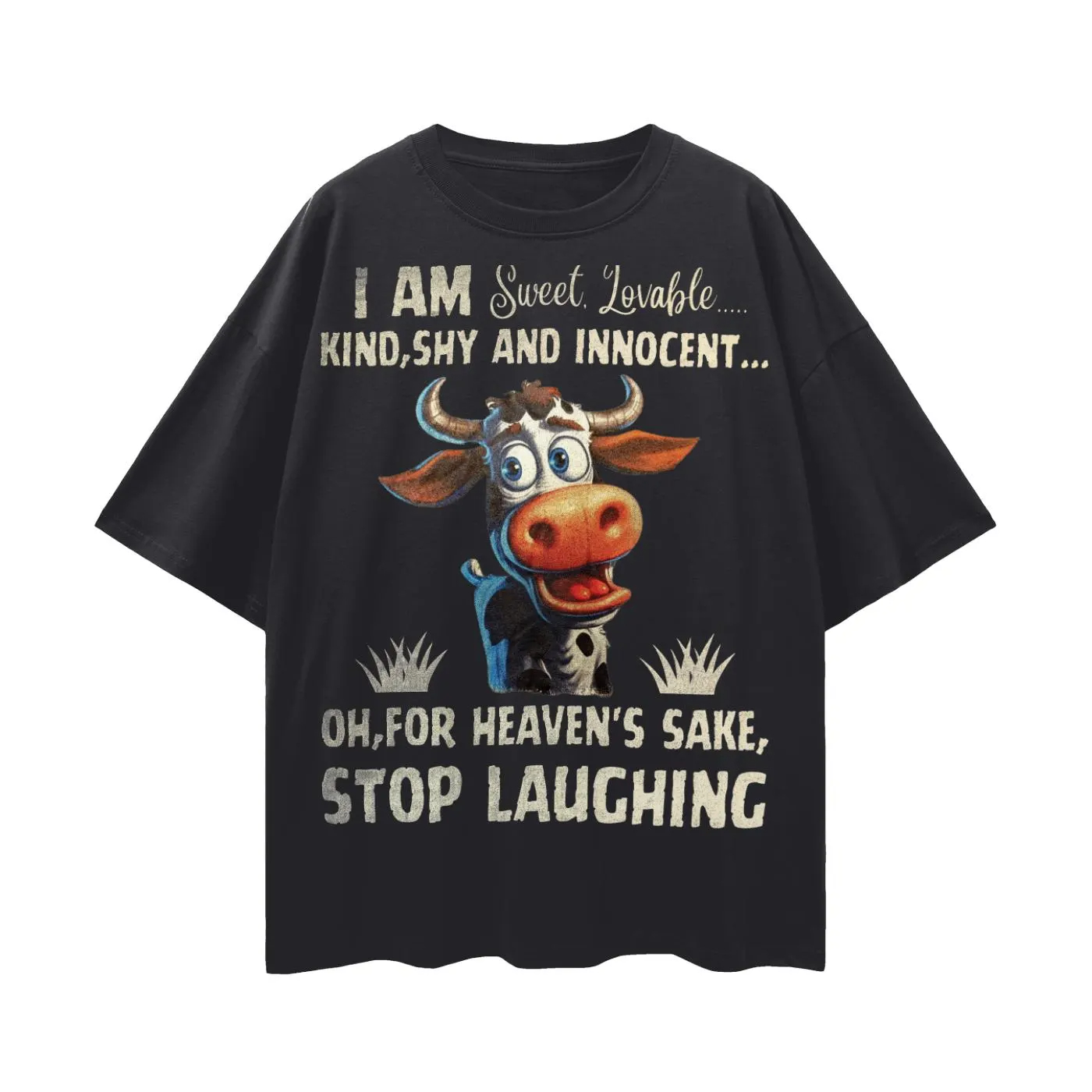 Summer Clothing Clipart - T-shirt à motif de vache adorable,