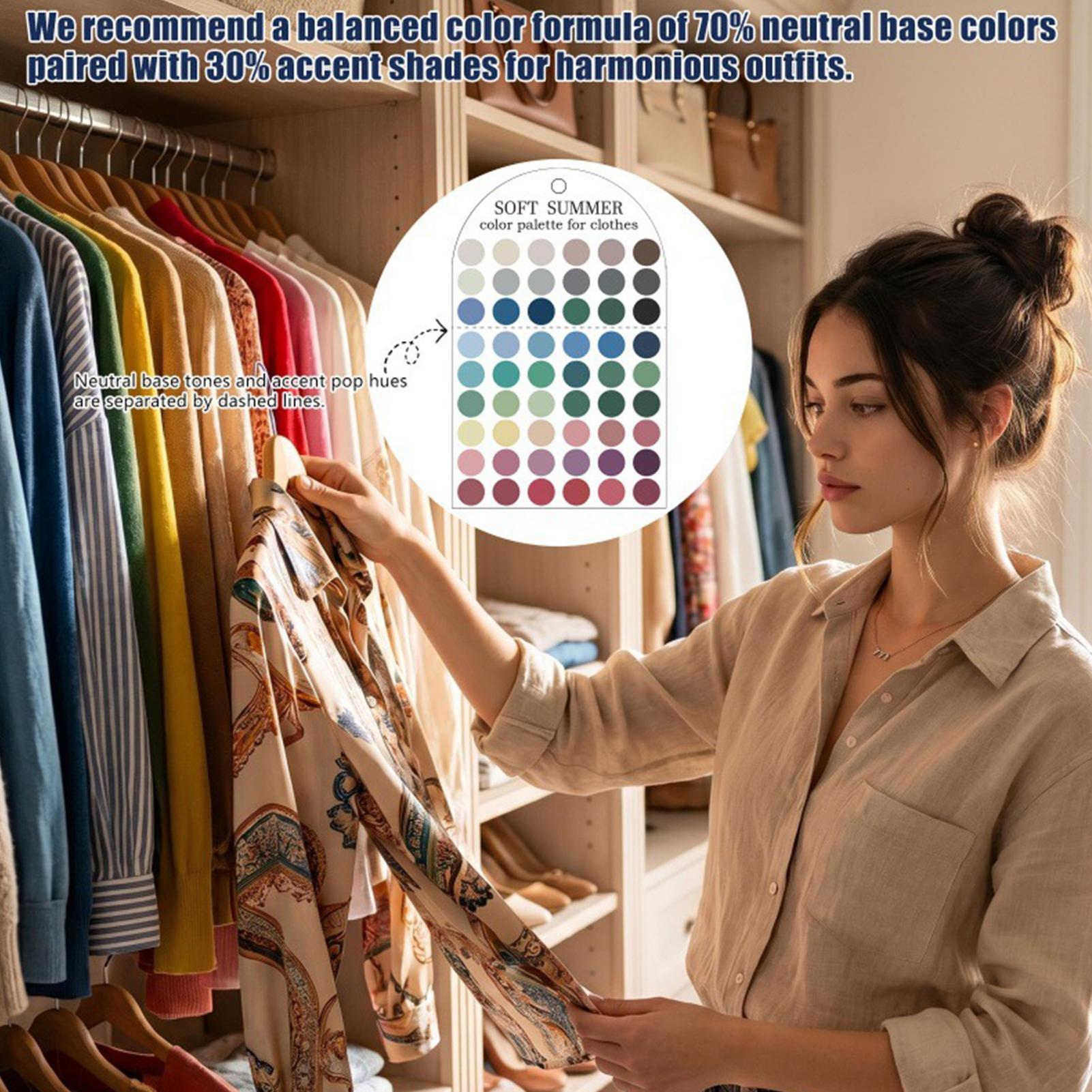 2 cartes de couleurs estivales - Summer Clothing Color Palette avis et prix