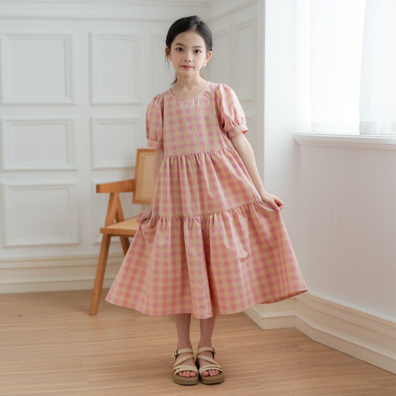 Robe Décontractée à Carreaux p - Summer Clothing Teen Girls avis et prix