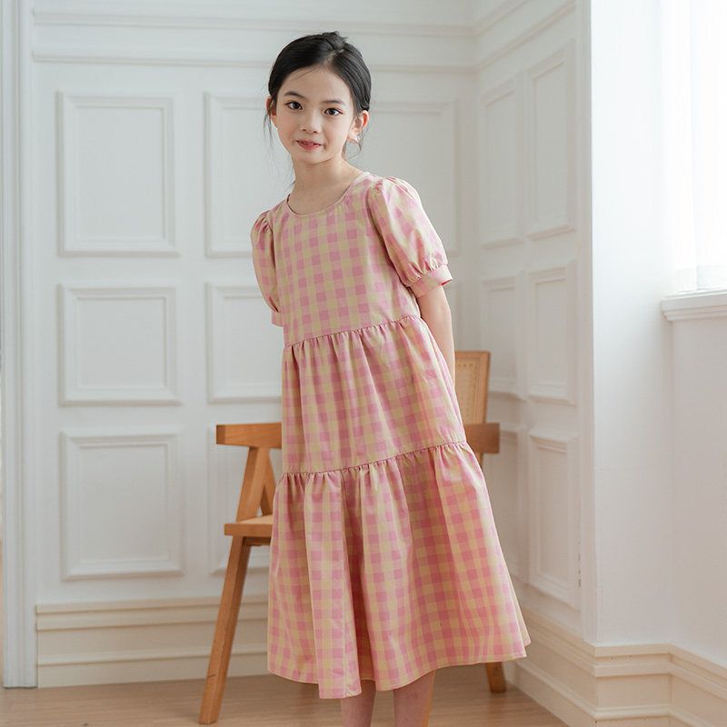 Robe Décontractée à Carreaux p - Summer Clothing Teen Girls avis et prix