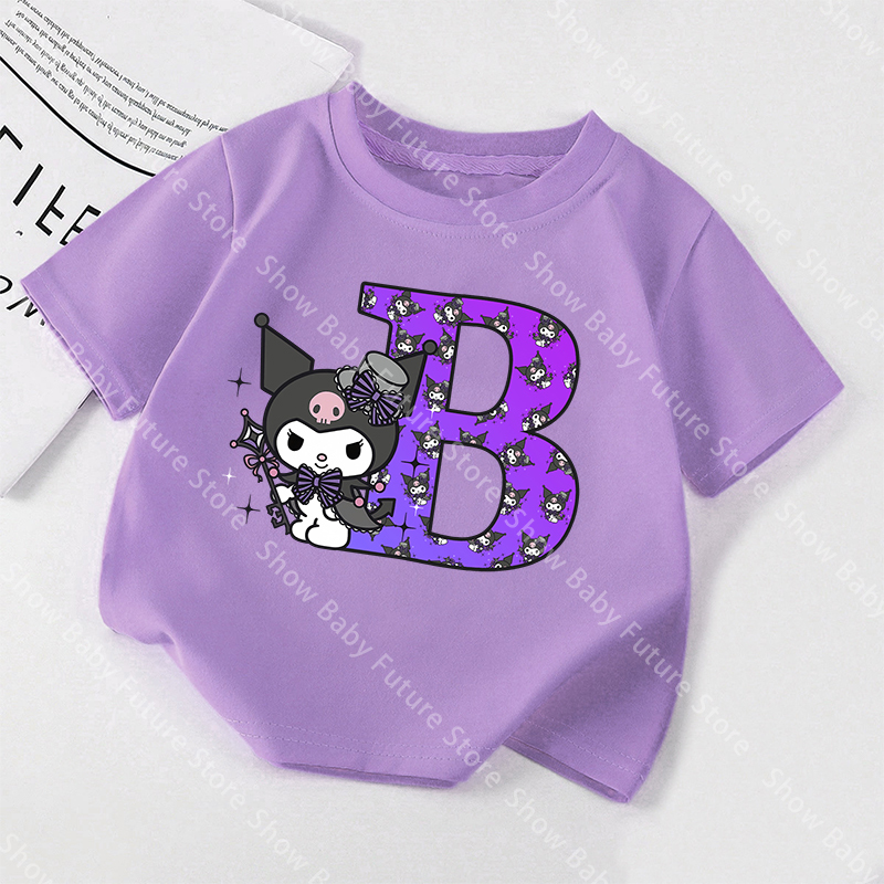 T-shirt violet Kuromis pour fi - Summer Clothing Names avis et prix