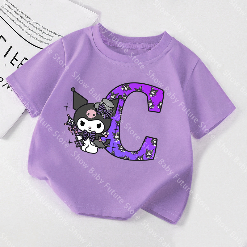 T-shirt violet Kuromis pour fi - Summer Clothing Names avis et prix