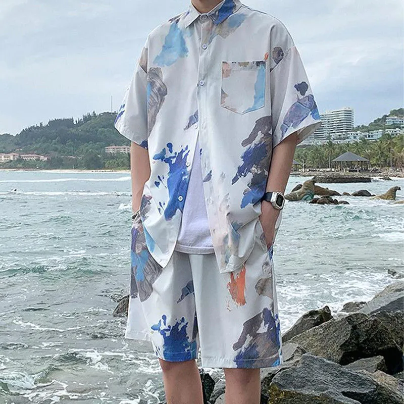 Ensemble chemise et short impr - Beach Shirt Hawaiian avis et prix