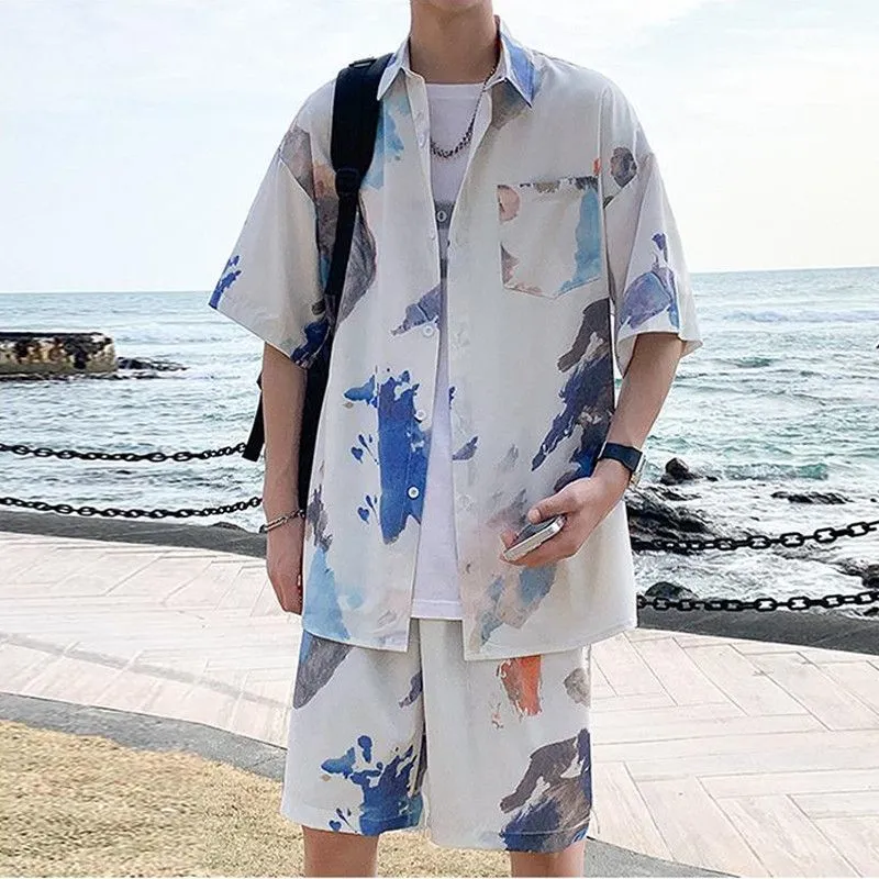 Ensemble chemise et short impr - Beach Shirt Hawaiian avis et prix