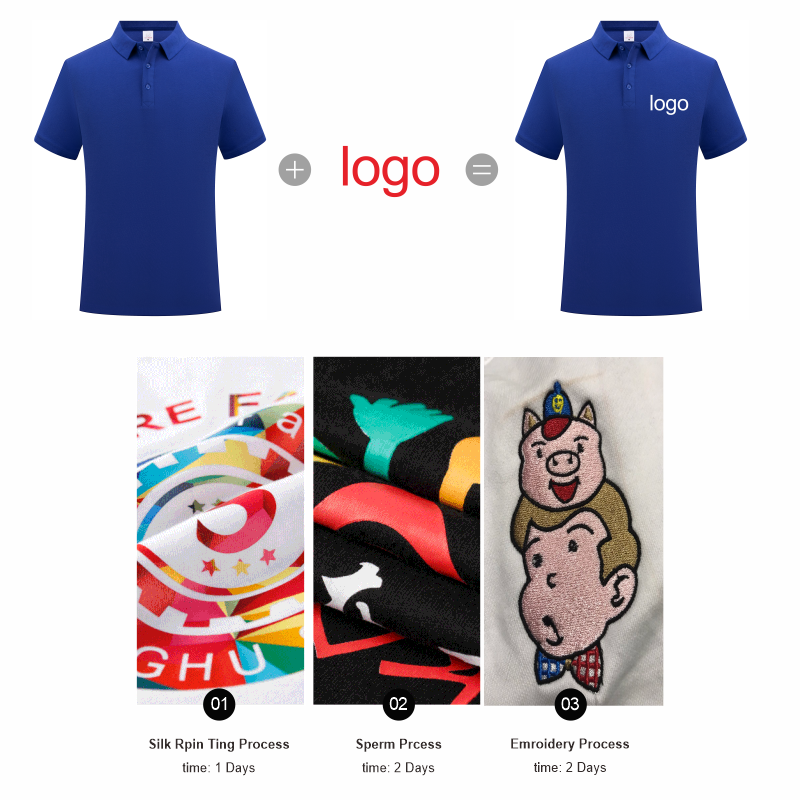 KAISING Polo en pur coton de h - Summer Clothing Logo avis et prix