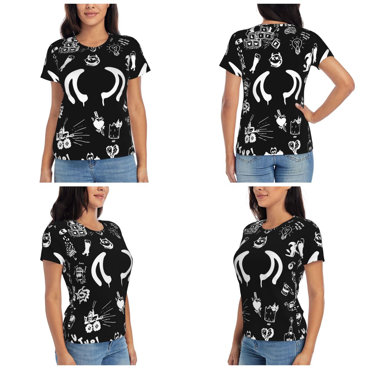 T-shirt Yungblud Drawings Tatt - Summer Clothing Drawing avis et prix