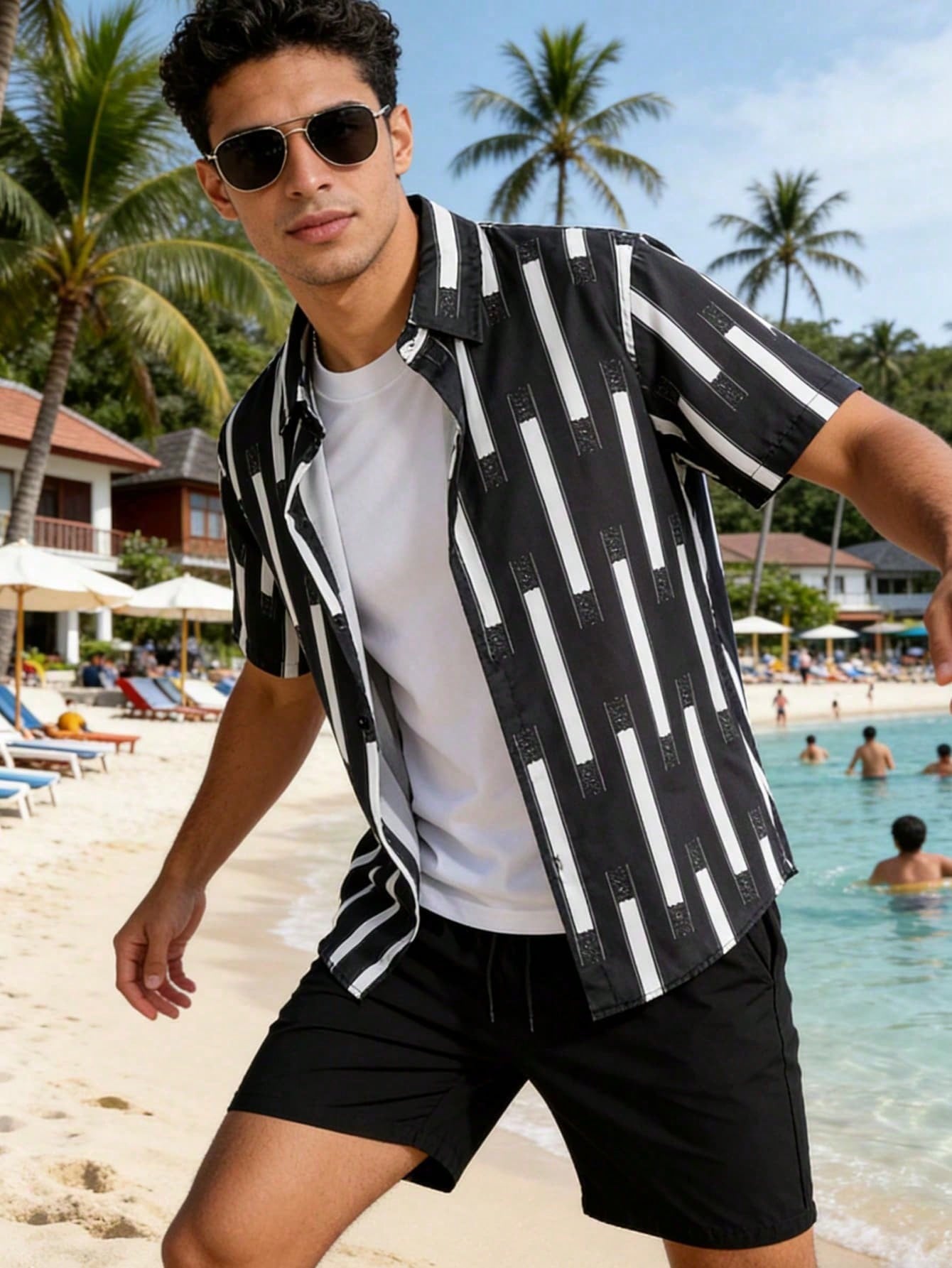 Ensemble hawaïen pour homme :  - Beach Shirt Hawaiian avis et prix