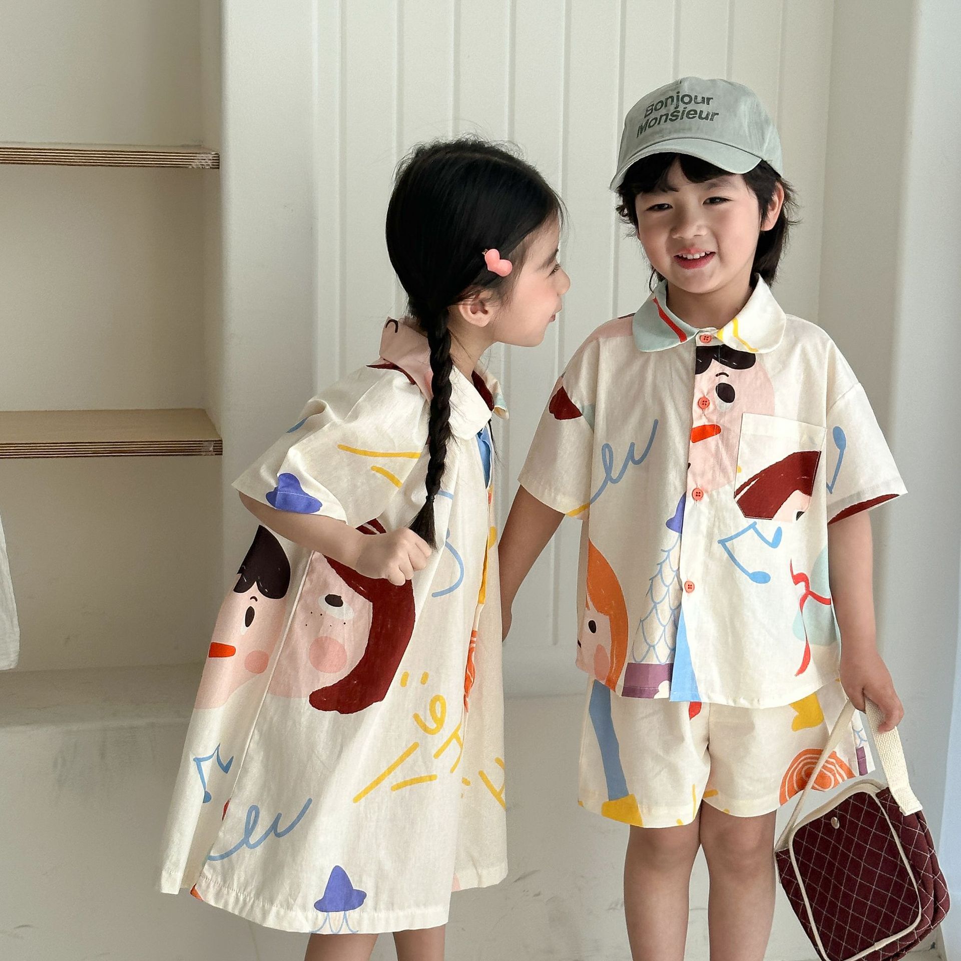 Nouvel ensemble assorti imprim - Summer Clothing Drawing avis et prix